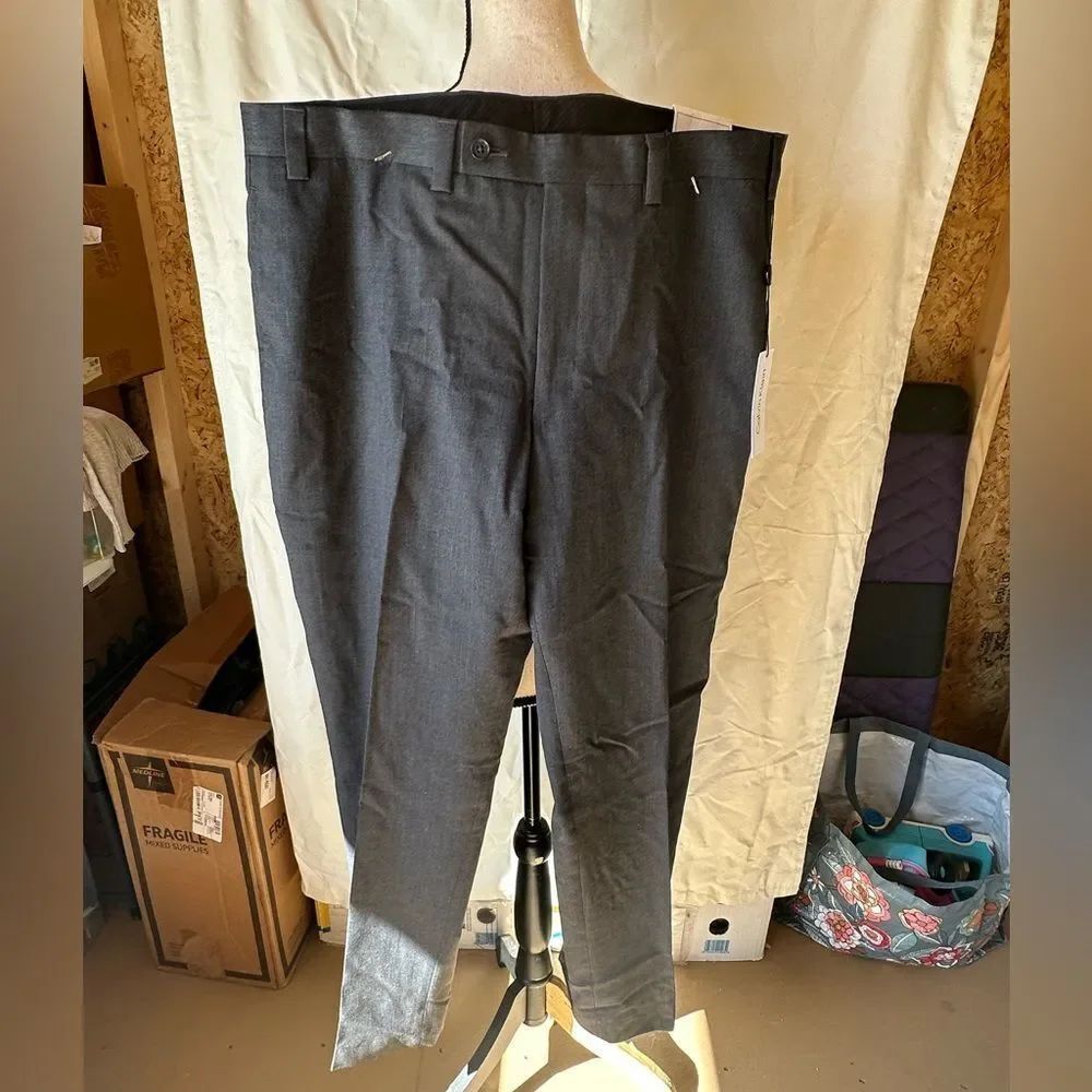 NWT Calvin Klein Gray Dress Pants